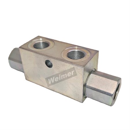 Check valve dbl 30L R3/8"